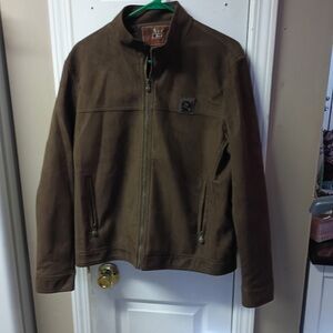 Men's Brown Suede Jacket